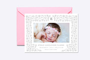 Harvest Flowers Birth Announcement, an Invitation Template by origamiprints (Thumbnail 1 of 3)