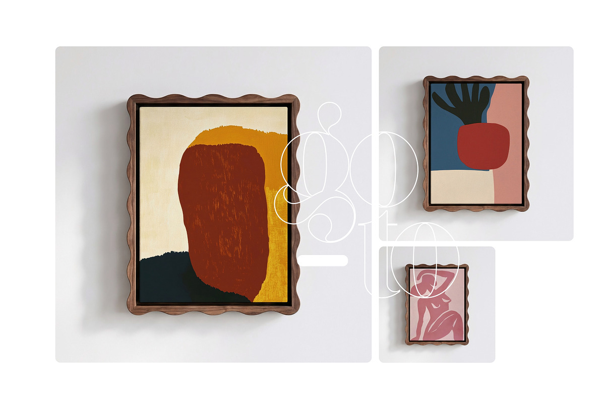 Wavy Wooden Framed Canvas Mockup, a Mockup by First Impression Mockups (Photo 4 of 4)