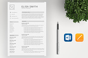 Elegant Resume Template / 4 pages, a Resume Template by SalientResume (Thumbnail 2 of 5)