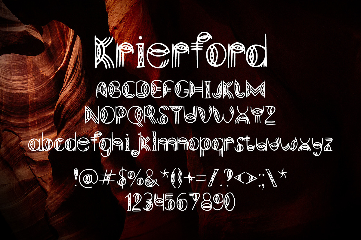 Krierford Font preview 2