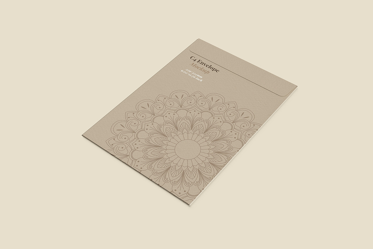 Envelope C4 Mockup - 12 Views, a Packaging Mockup by Illusiongraphic (Photo 4 of 24)