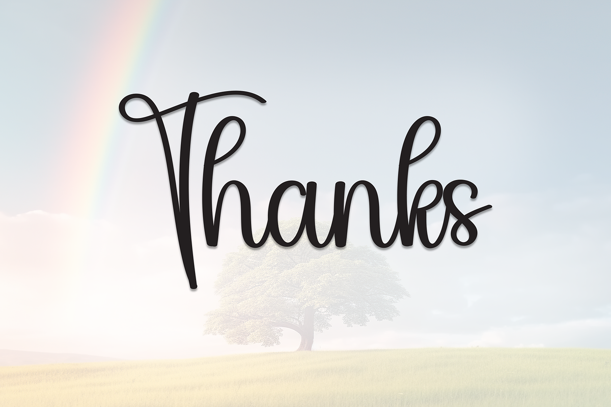 Friend Rainbow | Script Font, a Handwritten Font by Scratchones (Photo 9 of 9)