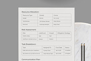 Universal Project Planner, a Stationery Template by MightyDesign (Thumbnail 4 of 8)