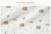 Blossom baby animals kids collection, an Animal Illustration by Allure Art (Thumbnail 13 of 26)