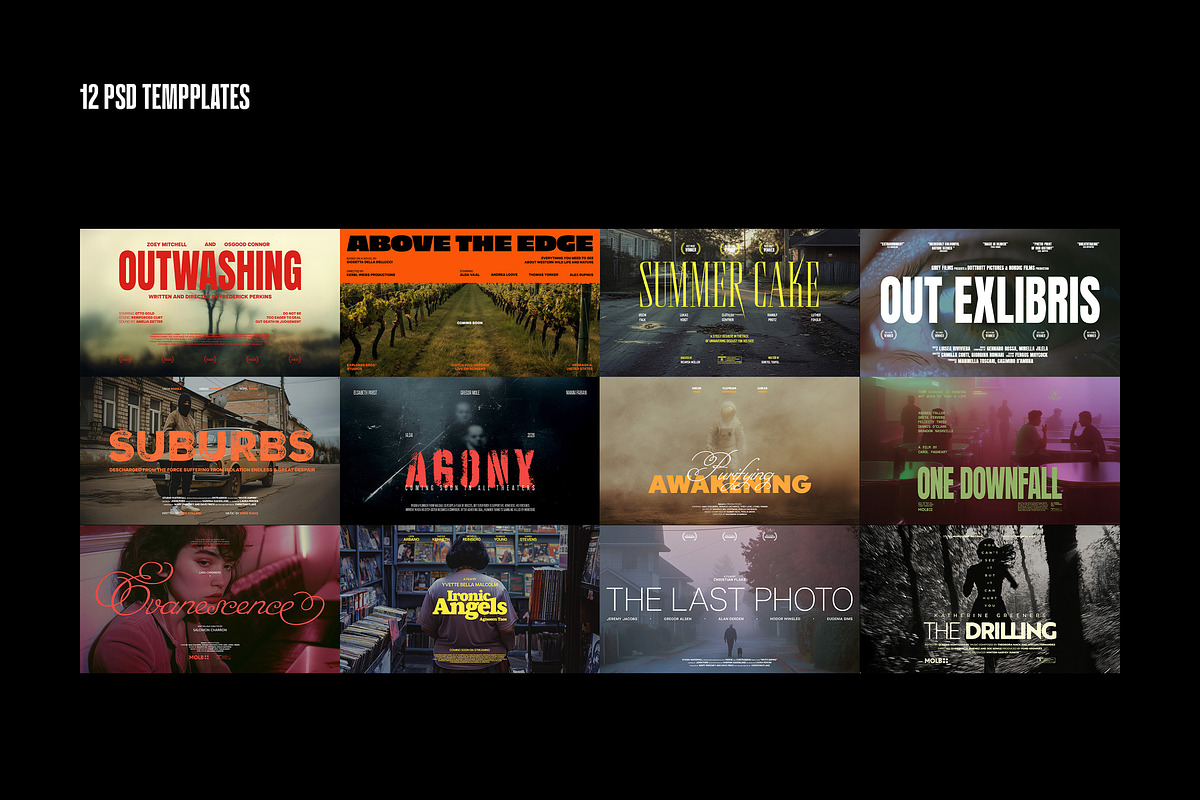 Film Titles Collection, a Templates & Theme by pixelbuddha.net (Photo 2 of 26)