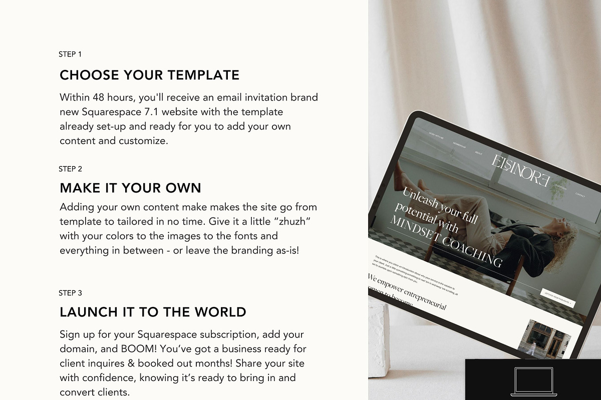 Elsinore Squarespace 7.1 Template, a Squarespace Template by HerstedHertz (Photo 4 of 11)