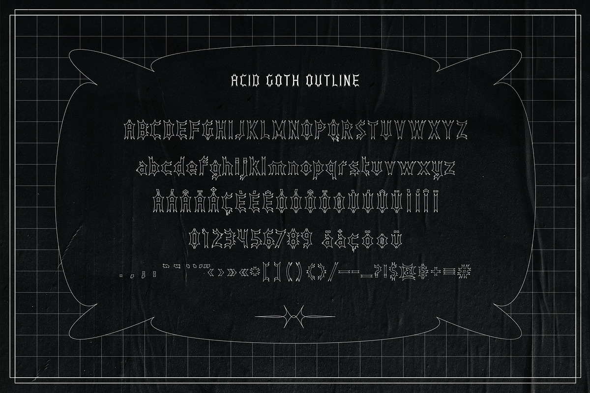 Acid Goth | Font Family, a Sans Serif Font by Ckybe's Corner (Photo 8 of 9)