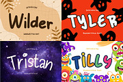 HANDWRITING & DISPLAY FONT BUNDLE, a Handwritten Font by Brown Cupple (Thumbnail 5 of 6)