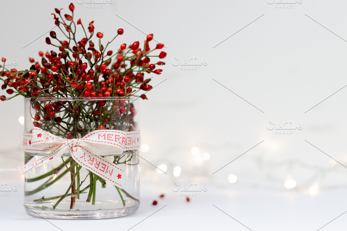 Christmas Berry styled stock images, a Holiday Photo by Chalking Up Stock (Photo 7 of 13)