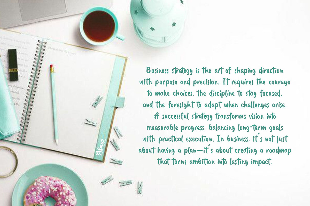 Azmee, a Handwritten Font by almazstudio (Photo 4 of 10)