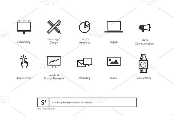 10 Industry Icons preview 3