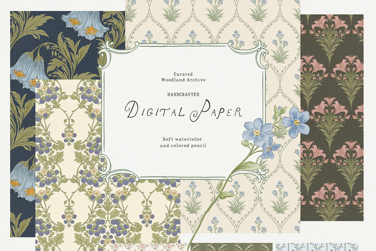 Bramblewood Tales Woodland Clipart, a Decorative Illustration by Muse Artist (Photo 15 of 29)