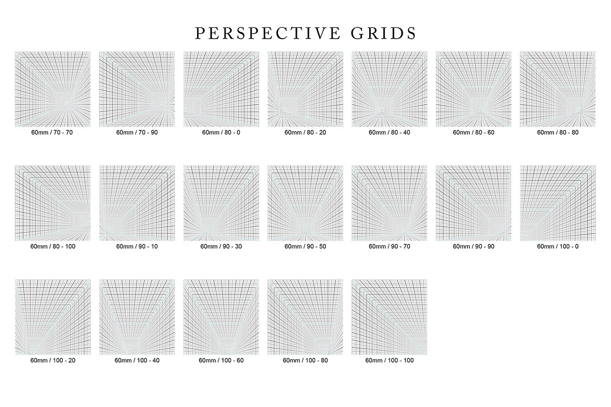 Perspective Grids Vol 2, a Background Graphic by Honnum Graphic Art (Photo 8 of 9)