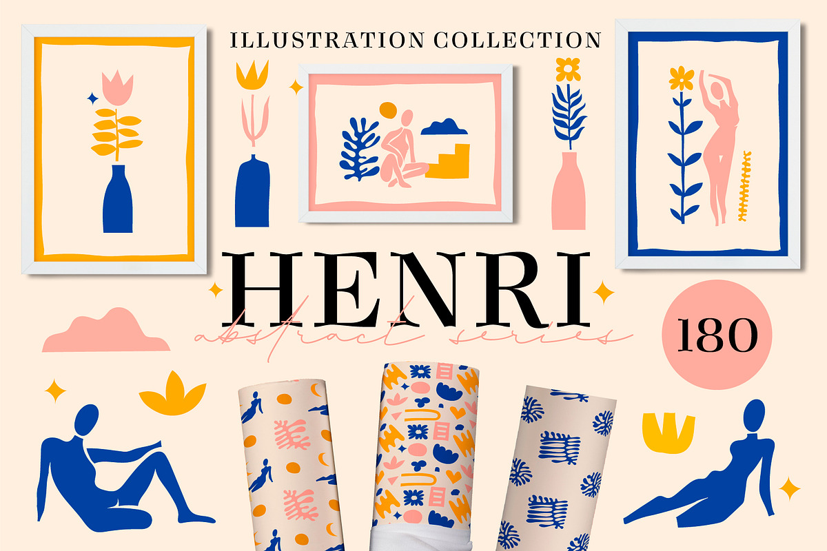 Henri — Abstract cut-out collection, an Illustration by adwintash (Photo 1 of 18)