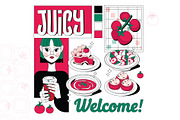 Modern Poster - Tomato, a Food Illustration by linhnguyen124 (Thumbnail 1 of 7)