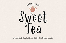 Sweet Tea: Handwritten Serif Font