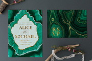10 Malachite & Gold Mineral Textures, a Texture Graphic by CatJello Graphics (Thumbnail 2 of 21)