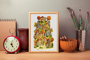 Sweet home posters, a Decorative Illustration by kateja (Thumbnail 4 of 4)