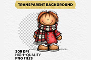 Whimsical Gingerbread Man Clipart, an Illustration by Dream Creation (Thumbnail 7 of 7)