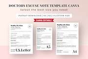 Doctor Excuse Note Canva Template, a Stationery Template by Snapybiz (Thumbnail 10 of 10)