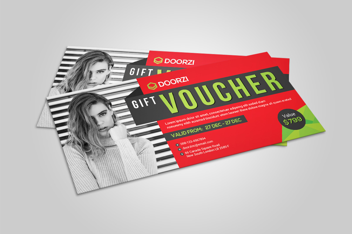 Gift Voucher, a Card Template by Orcshape Studio (Photo 3 of 3)