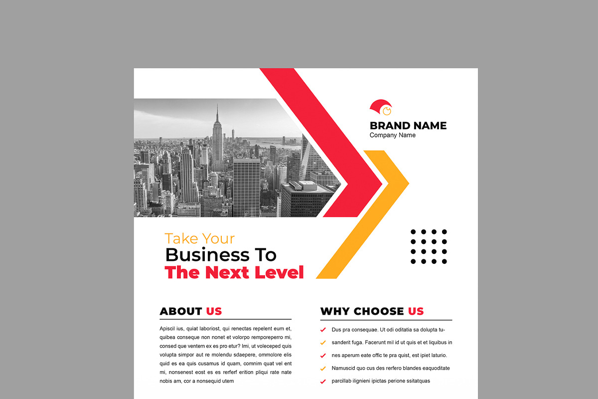 Business Flyer Layout Design
