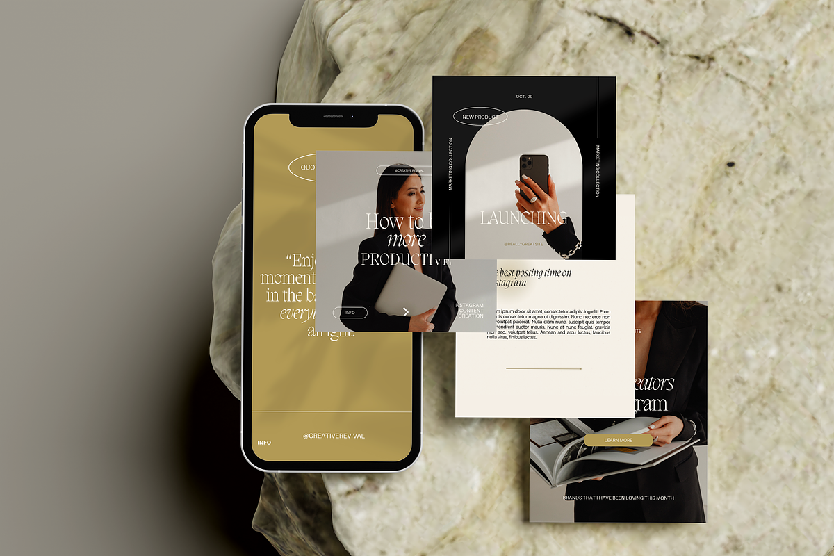 Instagram Templates | Canva, a Social Media Template by Maga Studio (Photo 4 of 6)