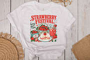 Retro Strawberry Sublimation Design, a Seasonal Illustration by DreamPrint404 (Thumbnail 4 of 6)