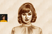 Line Art Sketch Photoshop Action, an Action Add-On by MRI STUDIO (Thumbnail 5 of 13)