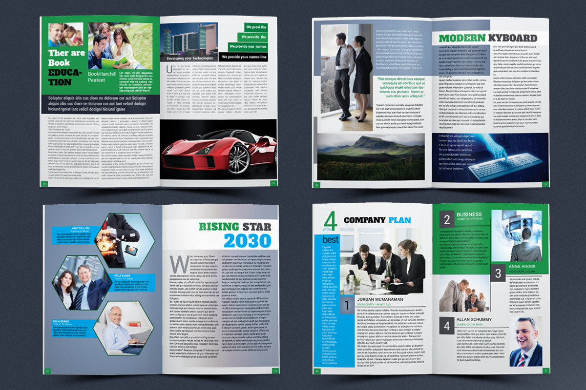 Magazine Template, a Magazine Template by artico (Photo 6 of 7)