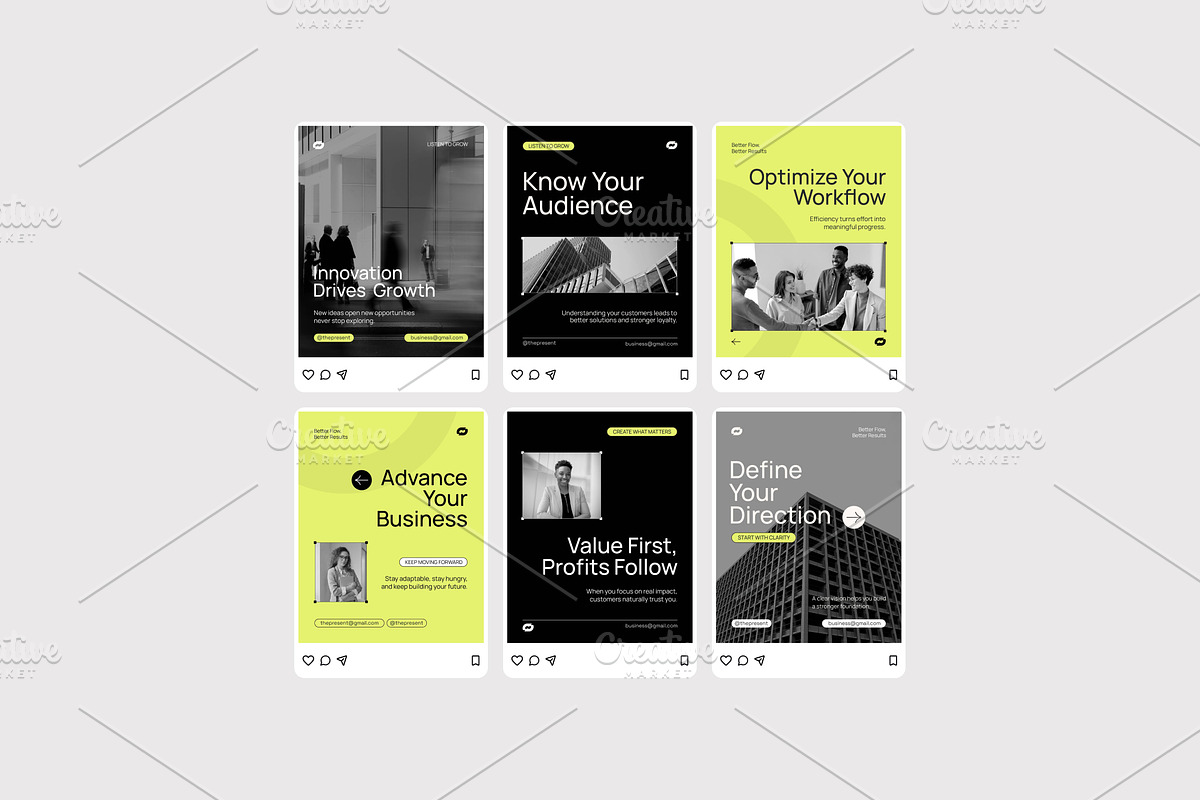 Modern Business Strategy - Instagram, a Social Media Template by Izdihaar_Studio (Photo 4 of 4)