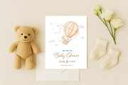 Hot Air Balloon Baby Animal Clipart, an Animal Illustration by ElenaPlatovaArt (Thumbnail 2 of 11)