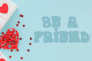 Red Rose Retro Valentine Font, a Handwritten Font by Freeling Design House (Thumbnail 4 of 5)