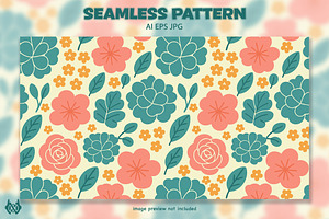 Minimalist Flowers - Pattern