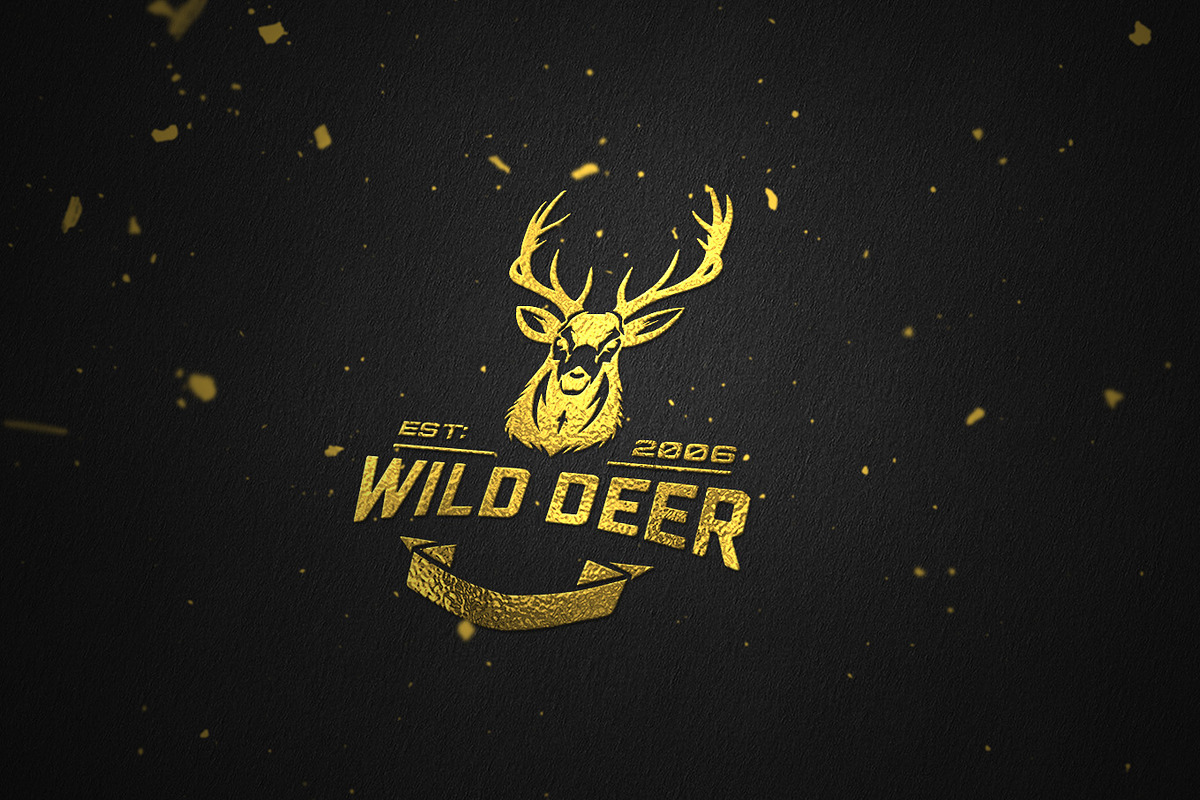 Wild Deer Logo | Hunting & Outdoor, a Branding & Logo Template by Master Design (Photo 1 of 2)