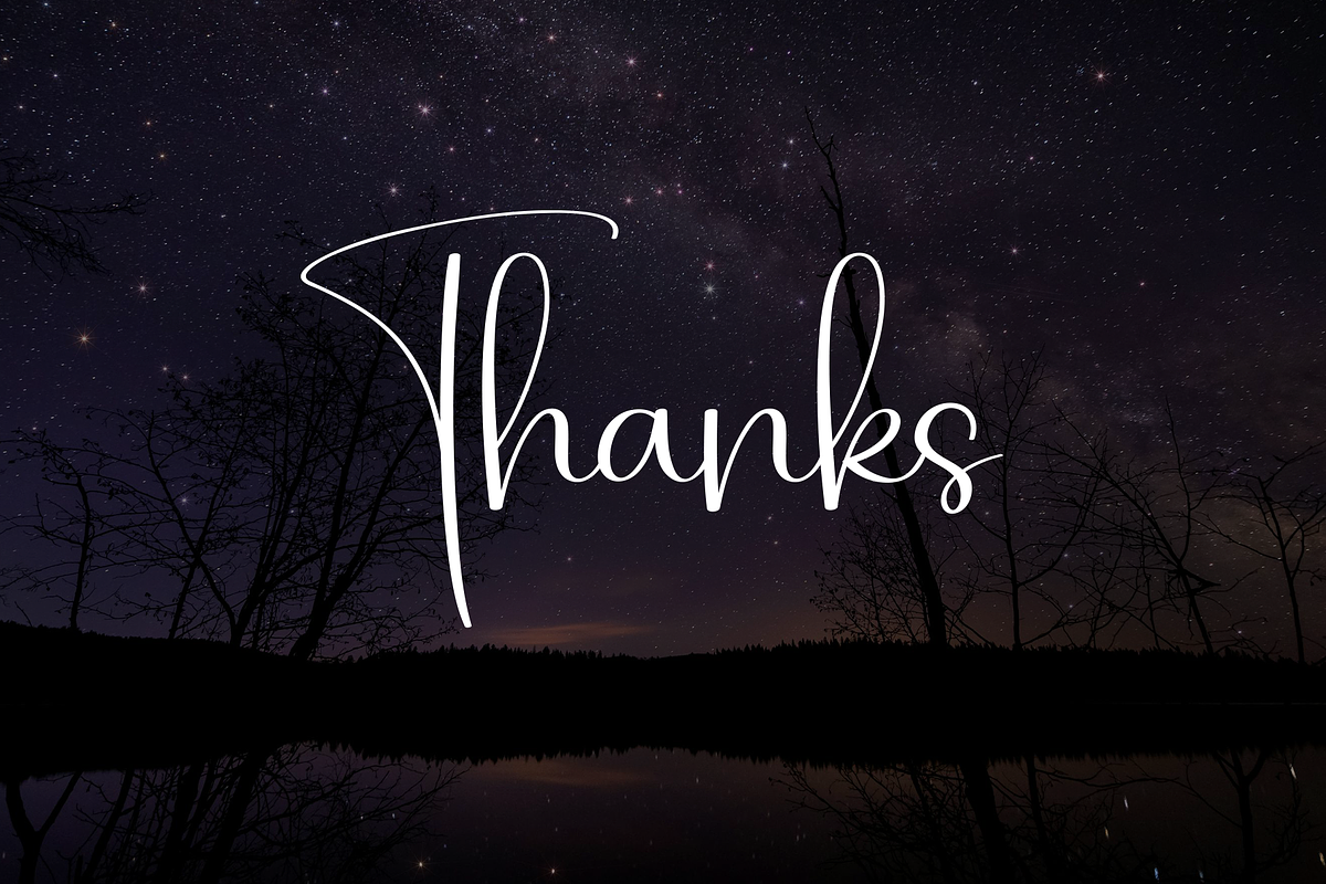 Starlight | Script Font, a Handwritten Font by Scratchones (Photo 9 of 9)