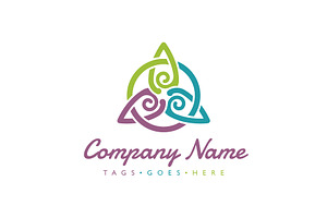 Triquetra Circle Custom Logo