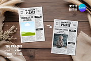 Vintage Newspaper Template, an Invitation Template by ZoloDesignHub (Thumbnail 6 of 9)