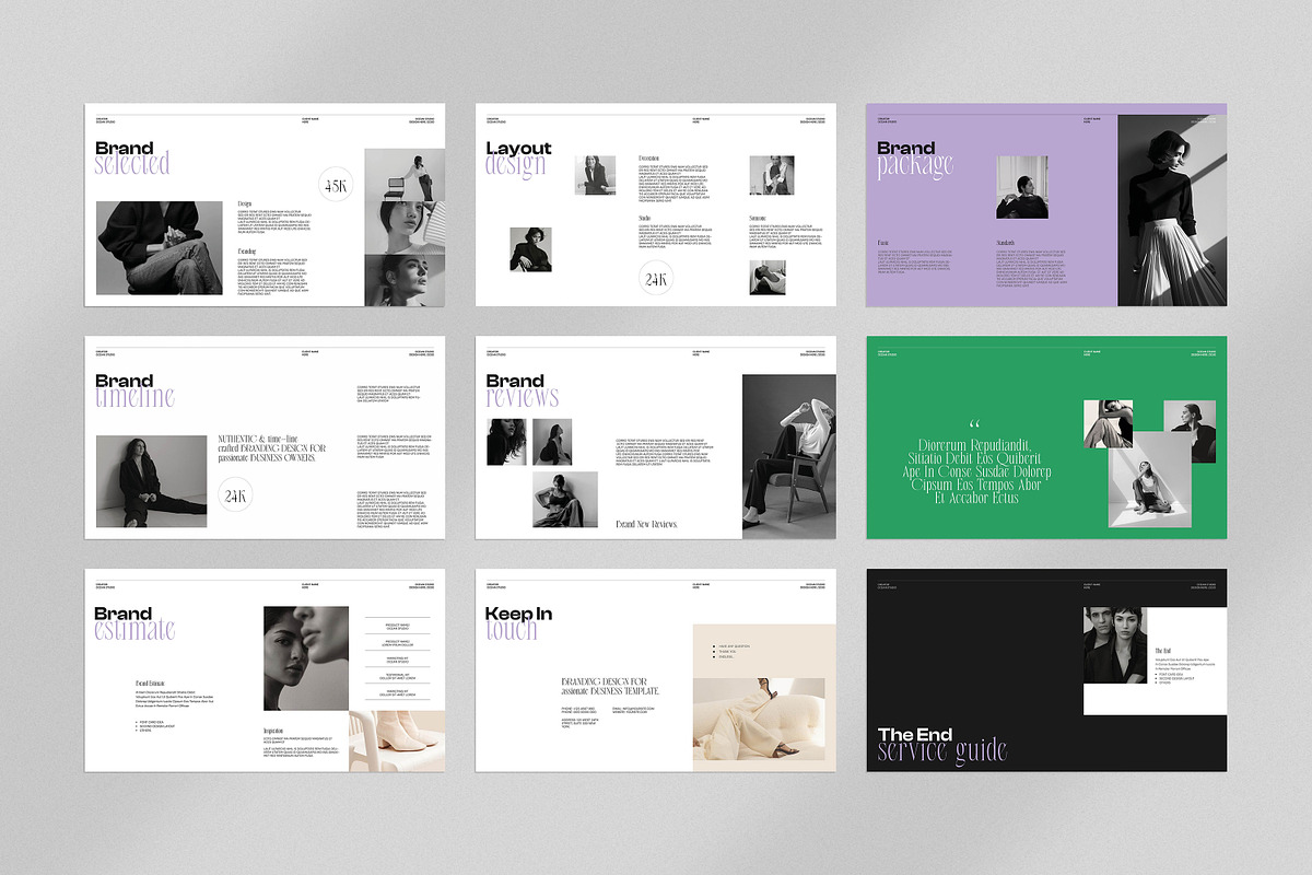 OCEAN | Service & Pricing Guide, a Presentation Template by evgenystudio (Photo 10 of 10)