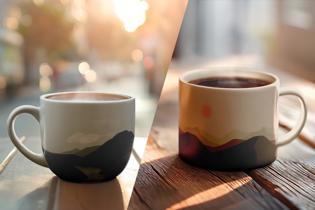 4 Mug Video Mockups, a Cups & Container Mockup by rebrandy (Photo 6 of 14)