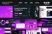Financial AI - PowerPoint Template, a Presentation Template by Iqsiart Studio (Thumbnail 1 of 3)