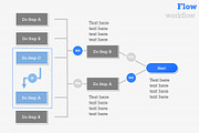 Flow Charts 1 PowerPoint Template, a Presentation Template by Yes Presentations (Thumbnail 66 of 73)