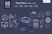 Interface Line Icons V2, an Outline Icon by Jumbo Icons (Thumbnail 1 of 5)