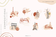 City Landmarks Destinations Abstract, a Decorative Illustration by Kaya Fonts (Thumbnail 3 of 17)