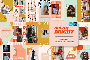 Bold & Bright Instagram Templates