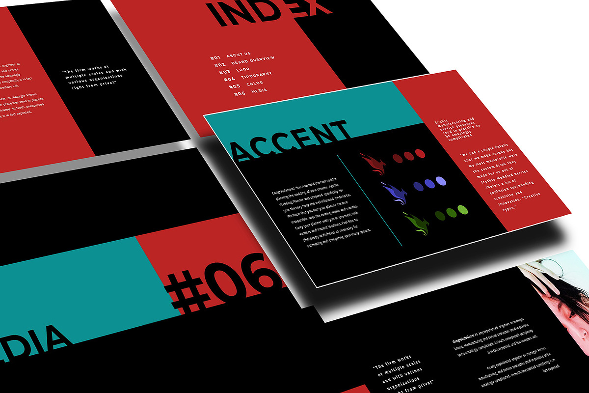 Brand Guidelines Powerpoint Template, a Presentation Template by temphall (Photo 7 of 8)