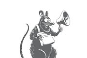Cheeky Cartoon Rat Mascot, a Person Illustration by CarWrap design (Thumbnail 3 of 3)