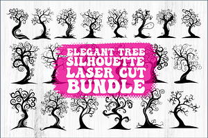 This Tree Laser Cut Bundle, a Graphic by BIPLOB EXPERT