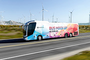 Animated Bus Mock-up, a Product Mockup by GK Creative (Thumbnail 5 of 7)