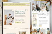 Nourish + Flow Nutritionist Website, a Squarespace Template by Solana Creative Co. (Thumbnail 8 of 13)